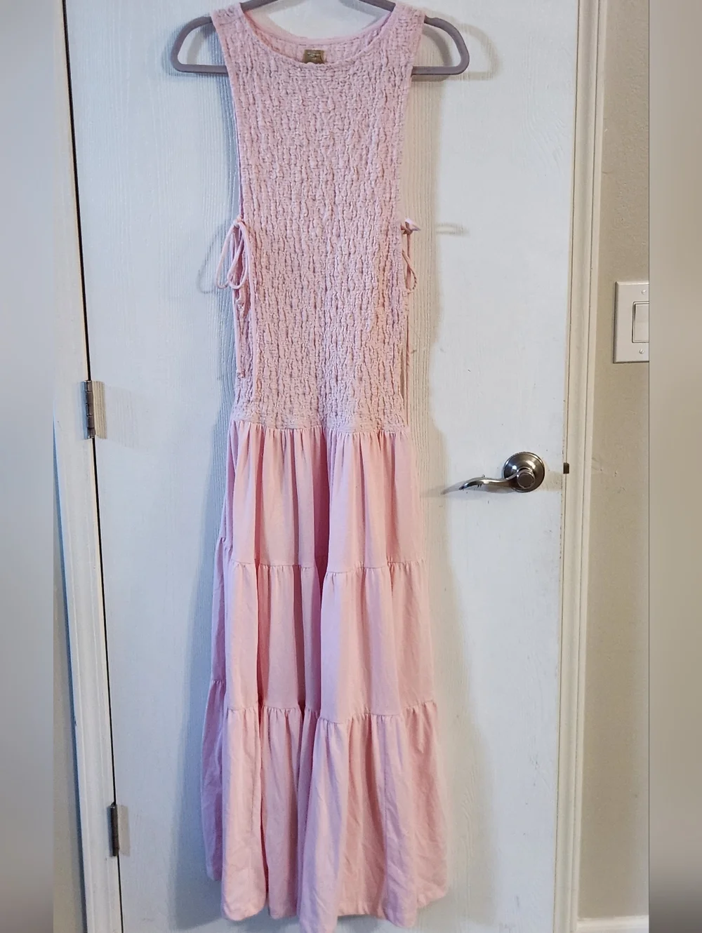Free People Sterling Smocked Side Tie Maxi Dress‎